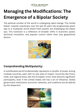 Geopolitical implications