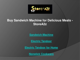 Buy Sandwich Machine for Delicious Meals StoreA2z