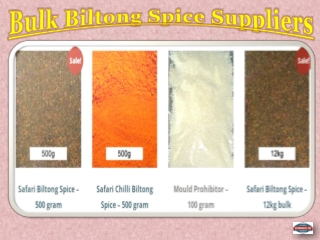 Bulk Biltong Spice Suppliers