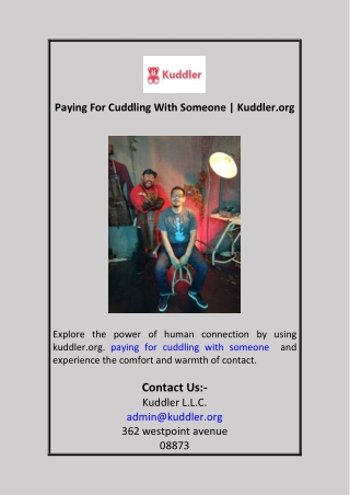 Paying For Cuddling With Someone  Kuddler.org
