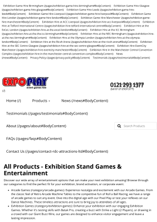 Expo Play _ Exhibition Game Hire _ Branded Trade Show Fun