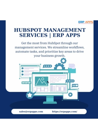 Hubspot management services | ERP APPS