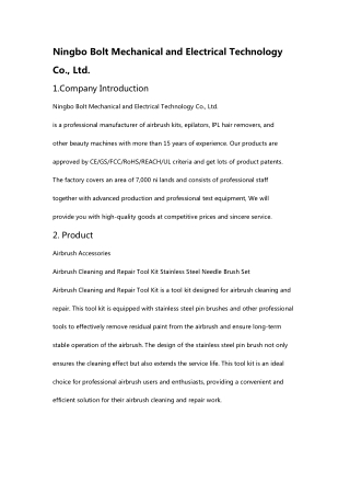 Airbrush Accessories Equipment