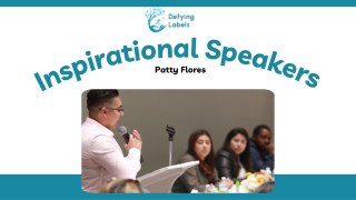Inspirational Speakers | Defying Lables