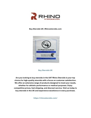 Buy Steroids UK | Rhinosteroids.com