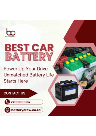 Best Car Battery