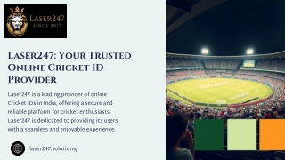 Get Reliable Online Cricket Fantasy ID with Laser247
