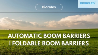 Automatic Boom Barriers  Foldable Boom Barriers