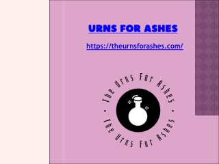 Buy Urns for Ashes for remarkable memories.