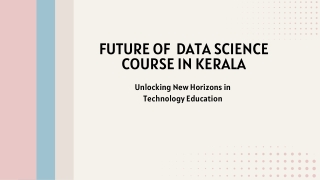"Top Institutes Offering Data Science Training in Kerala"