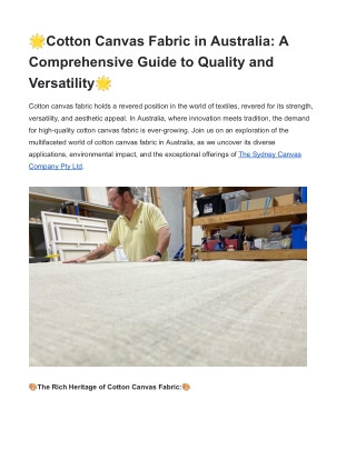 Thesydneycanvascompany
