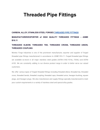 Best Threaded Pipe Fittings Near Me Online