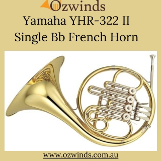 Yamaha YHR-322 II Single Bb French Horn (1)