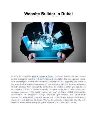 Website Builder in Dubai