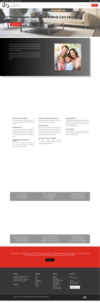 Residential Cleaning Services in Quebec, Canada