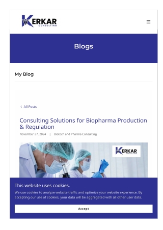 Expert Biopharma Consulting for Biosimilar Success  Kerkar Consulting