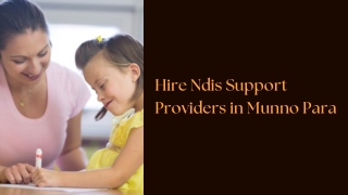 Hire Ndis Support Providers in Munno Para