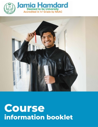 Jamia Hamdard Online - Accredited Online Degree Programs