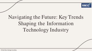 Top 5 Trends in Information Technology Industry