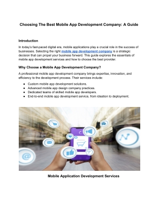 Expert Guide to Choosing the Perfect Mobile App Partner
