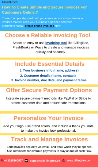 How To Create Simple and Secure Invoices For Customers Online. (1)