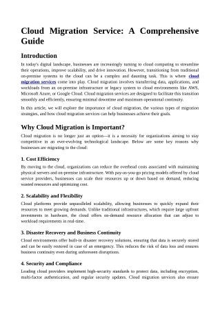 Trusted Cloud Migration Services | Saudi
