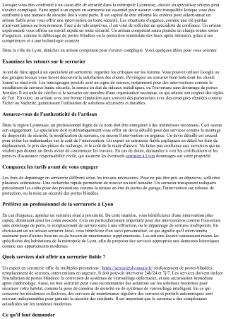 5 clichés sur les serruriers à Lyon que vous devriez éviter