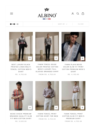 Premium shirts men - Albino Lifestyle