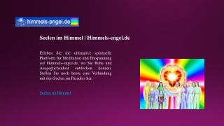 Seelen im Himmel | Himmels-engel.de