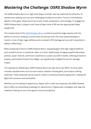 osrs shadow wyrm