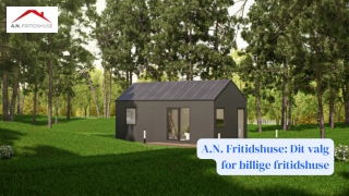 A.N. Fritidshuse: Dit valgfor billige fritidshuse
