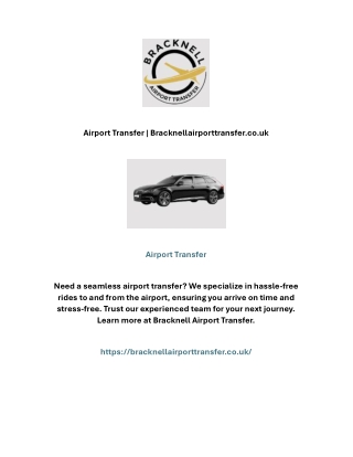 Airport Transfer | Bracknellairporttransfer.co.uk