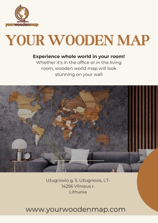 World Map Of Wood