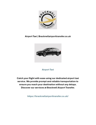Airport Taxi | Bracknellairporttransfer.co.uk