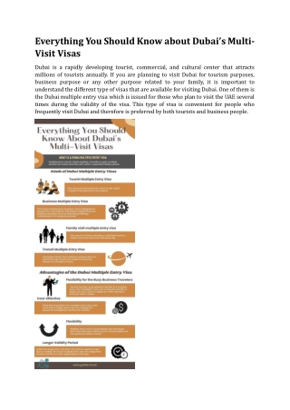 Everything You Should Know About Dubai