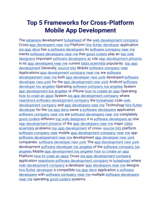 Top 5 Frameworks for Cross-Platform Mobile App Development (1)