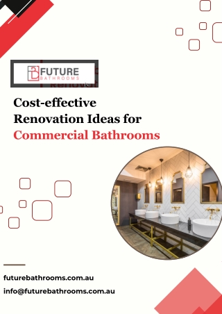 Cost-effective Renovation Ideas for Commercial Bathrooms