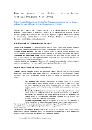 Unforgettable Cultural Experiences Await