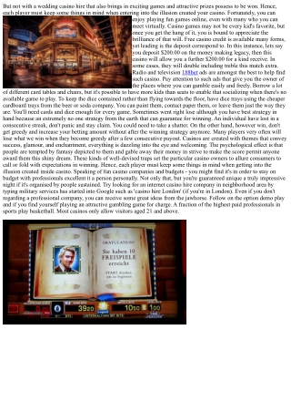 Finding Obtaining Online Casinos