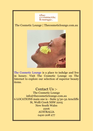The Cosmetic Lounge | Thecosmeticlounge.com.au