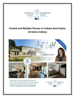 Trusted and Reliable Partner in Indiana Real Estate: At Home Indiana