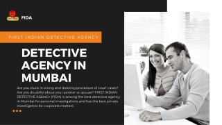 The Best Dectective agency in Mumbai