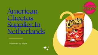 American Cheetos supplier