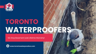 Professional Interior Waterproofing Toronto Solutions for Every Home