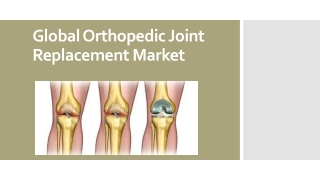 Global Orthopedic Joint Replacement Market
