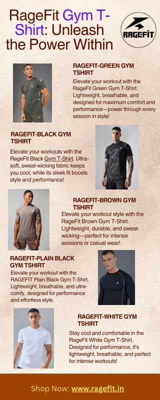 ragefit -gym -t-shirt-unleash -the power- within