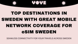 Malmö's Best Destinations with Great eSIM Sweden Coverage