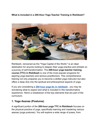 What is Included in a 200-Hour Yoga Teacher Training in Rishikesh (1)