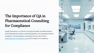 The-Importance-of-QA-in-Pharmaceutical-Consulting-for-Compliance