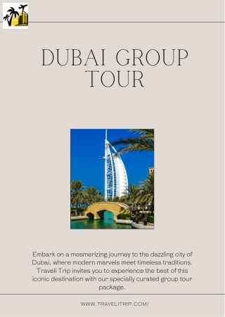 Dubai group tour
